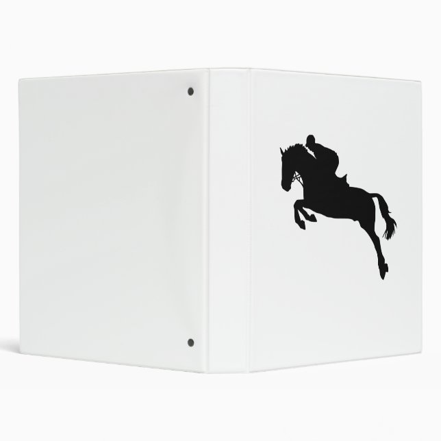 Horse show jumping 3 ring binder (Background)