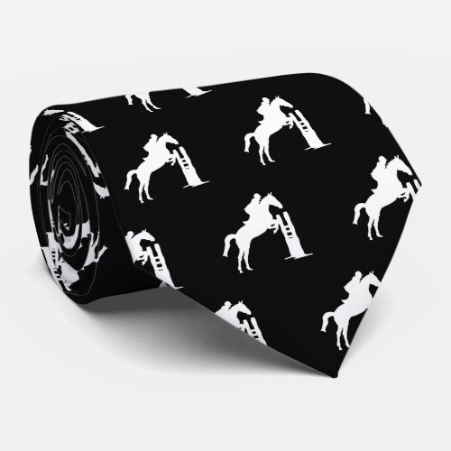 Horse show jumping competitions  Sport Gifts Neck Tie