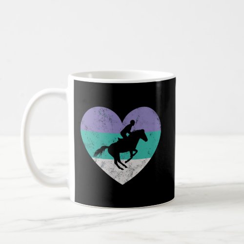 Horse Show Jumping Gift Hoodie For Women Girls Ret Coffee Mug
