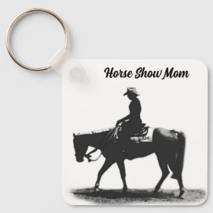 Horse Show Mom Keychain