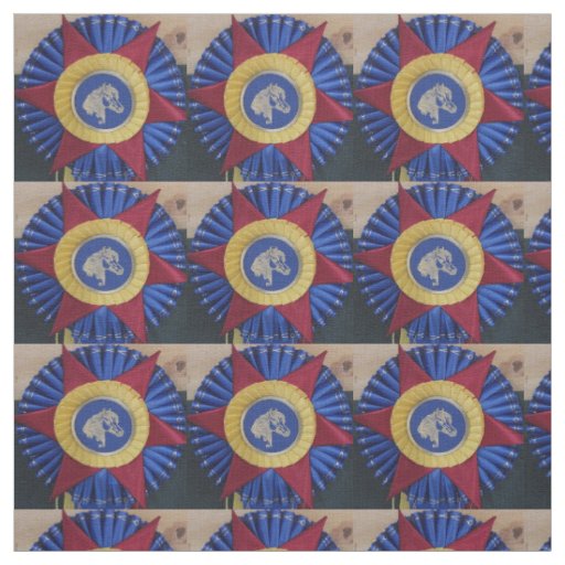 Horse Show Rosette Fabric