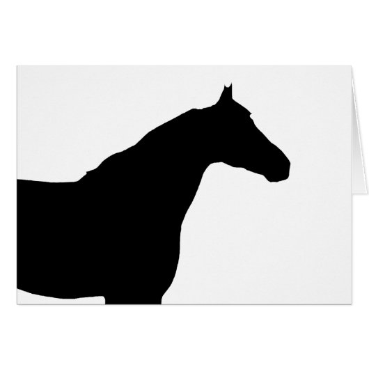 Horse Silhouette (Front Horizontal)