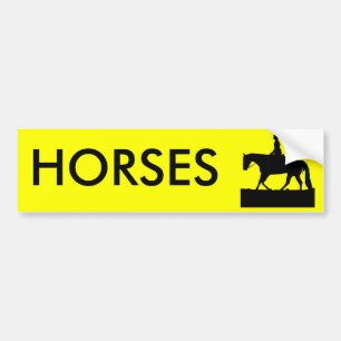 Horse Silhouette Bumper Sticker