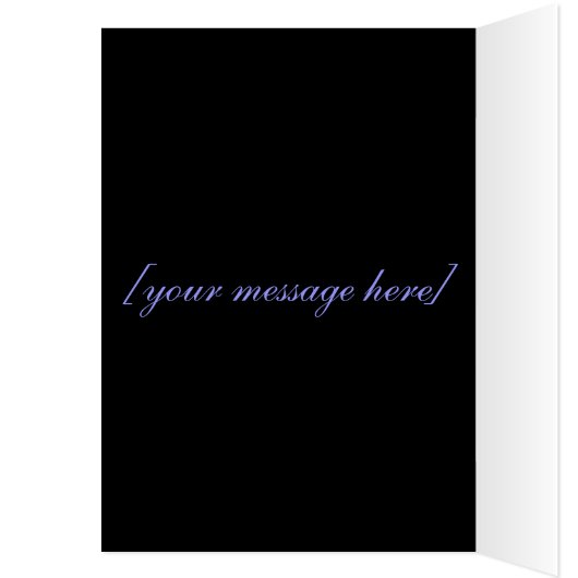 Horse Silhouette Card (Inside (Left))