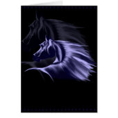 Horse Silhouette Card (Front)