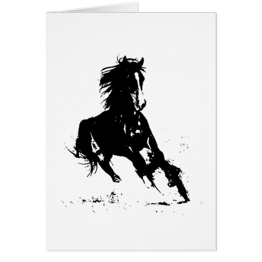 Horse Silhouette Cards (Front)