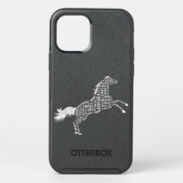 Horse Silhouette Gifts For Horse Lovers Women Girl OtterBox Symmetry iPhone 12 Pro Case