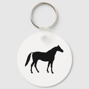 Horse Silhouette Keychain