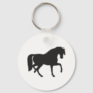 Horse Silhouette Keychain