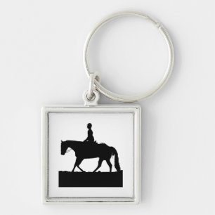 Horse Silhouette Keychain