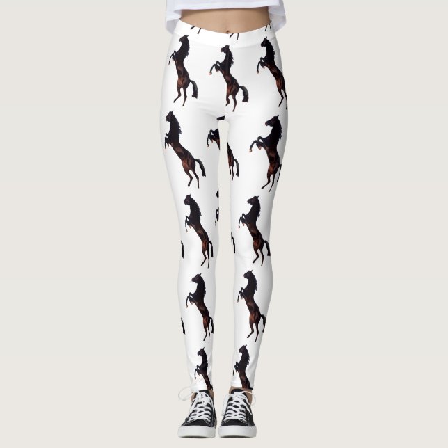 Horse Silhouette Leggings (Front)