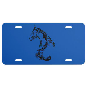 Horse Silhouette License Plate