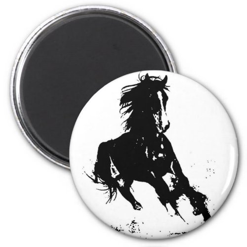 Horse Silhouette Magnet