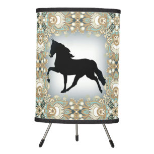 Horse Silhouette Tripod Lamp