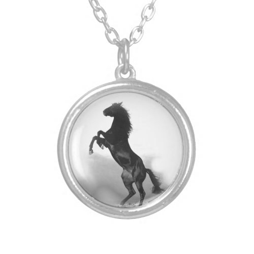 Horse Silver Plated Necklace