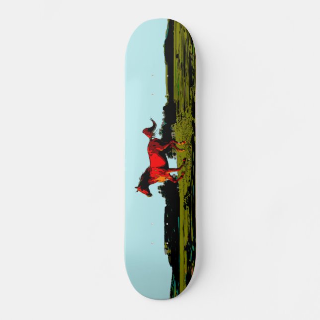 Horse Skateboard Deck (Front)