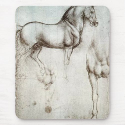 Horse Sketch Mouse Pad
