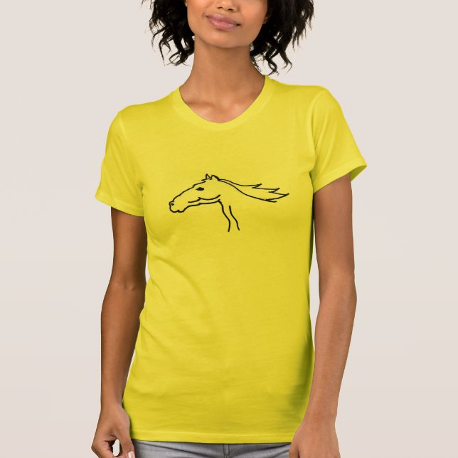Horse sketch shirt (Front)