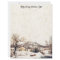 Horse Sleigh Family Christmas Letter Writing Paper