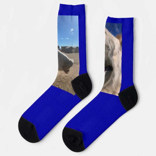 Horse Smiles Socks (Left)