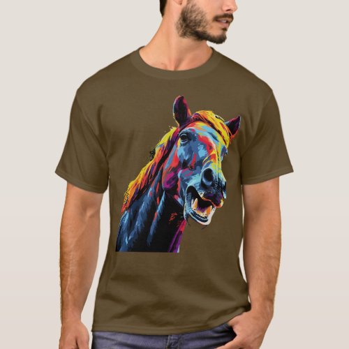 Horse Smiling T_Shirt