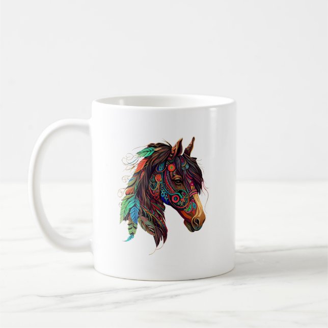 Horse Spirit Animal Mug (Left)