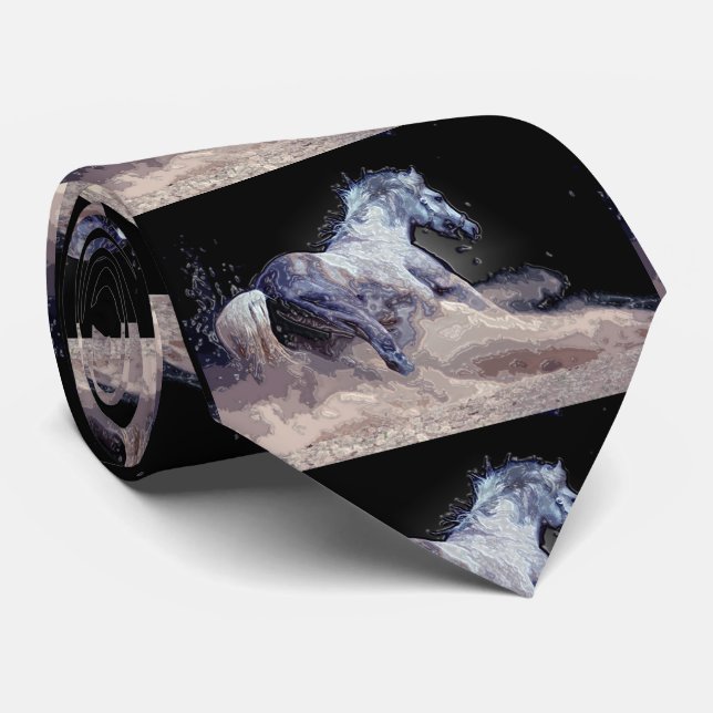 Horse Spirit Motivational Neck Tie (Rolled)