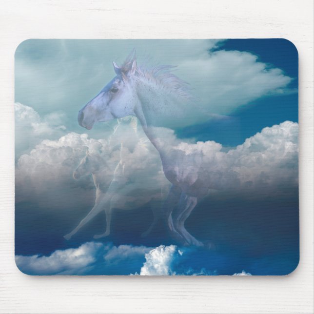 Horse Spirit SKY RIDERS Mouse Pad (Front)