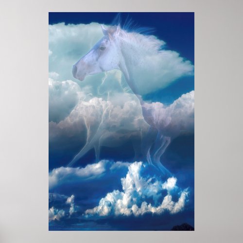 Horse Spirit SKY RIDERS Poster