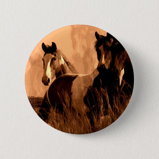Horse Spirits Button (Front)