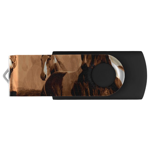 Horse Spirits Flash Drive (Back)