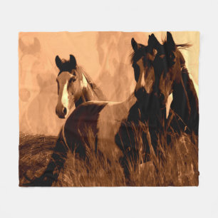 Horse Spirits Fleece Blanket