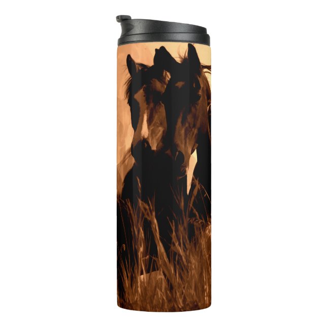 Horse Spirits Thermal Tumbler (Rotated Right)