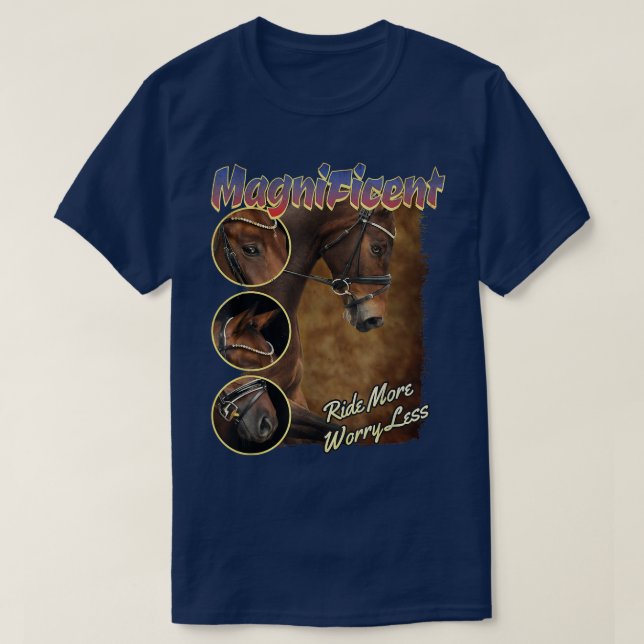 Horse Spiritual Motivation Equestrian Horse Rider  T-Shirt (Design Front)