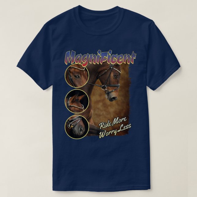 Horse Spiritual Motivation Equestrian Horse Rider  T-Shirt (Design Front)