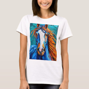Horse Stained Glass T-Shirt
