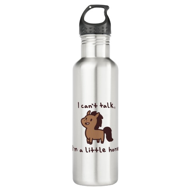 horse stainless steel water bottle (Front)