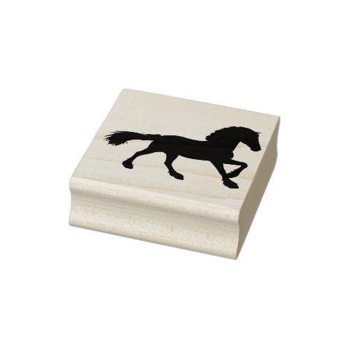 horse stallion art stamp