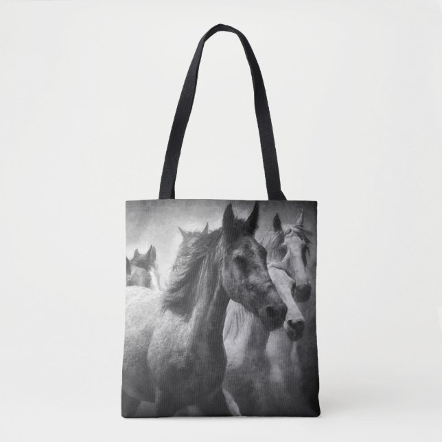 Horse Stampede Tote Bag (Front)