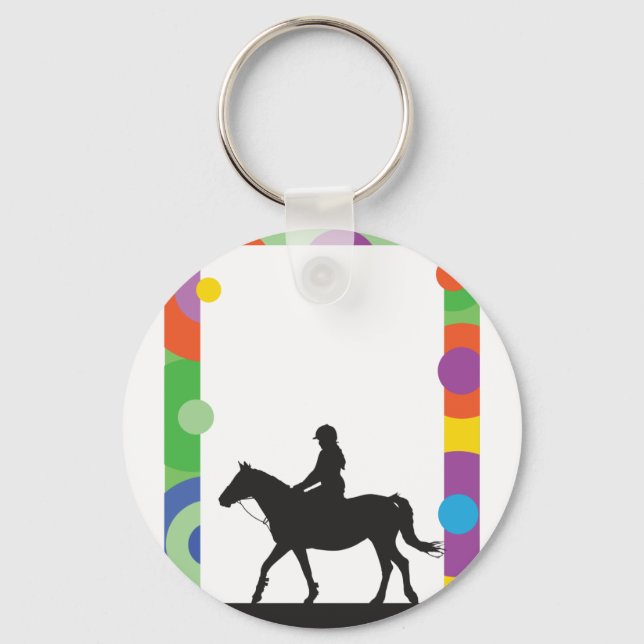 Horse Standing Keychain (Front)