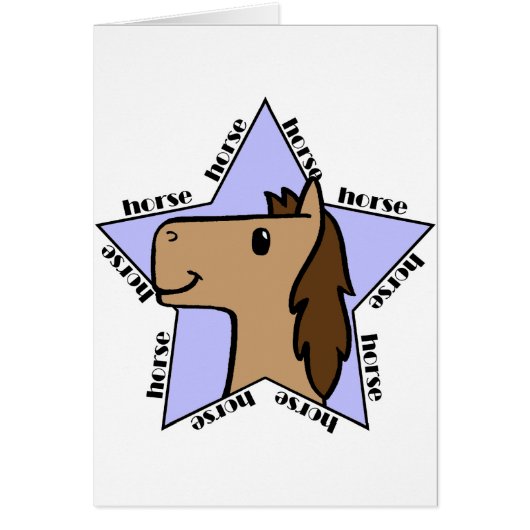 Horse Star Cards (Front)