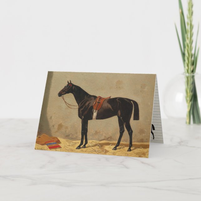horse stationery holiday card (Front)
