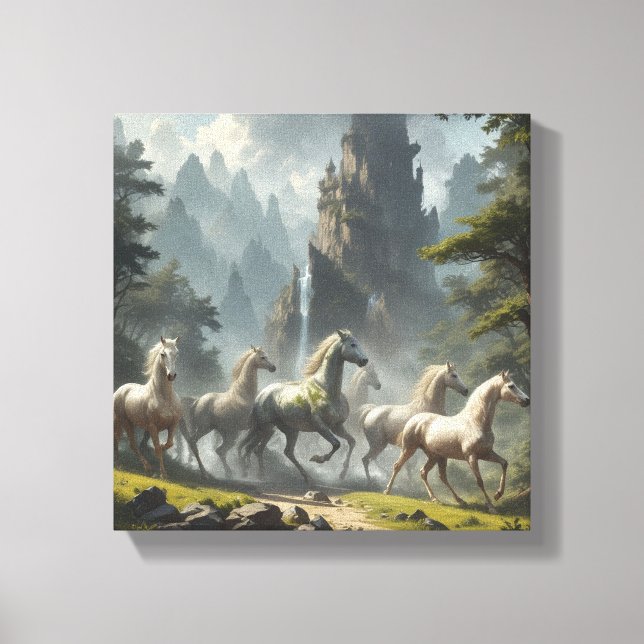 Horse Stretched Canvas Print (Front)
