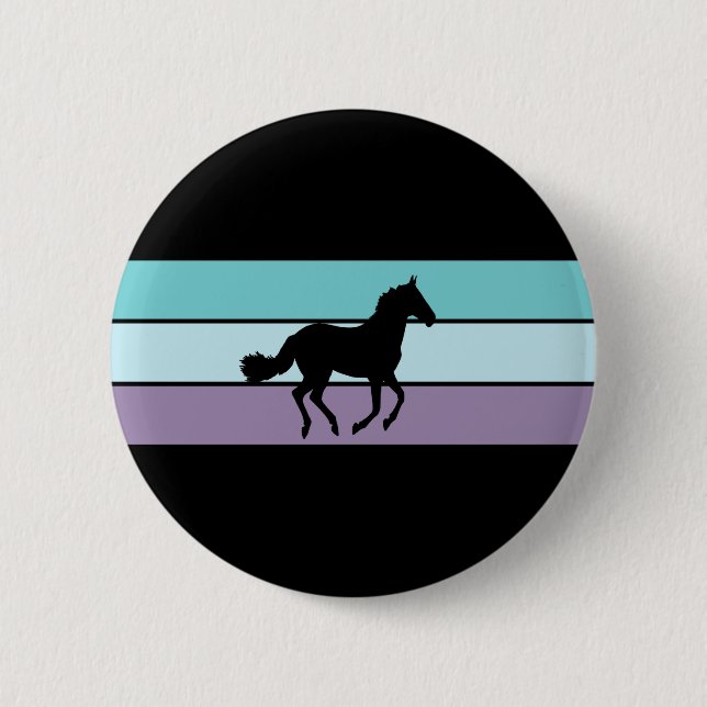 Horse Stripes Button (Front)