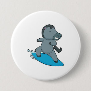 Horse Surfer Water sports Button