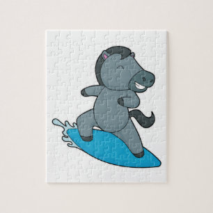 Horse Surfer Water sports Jigsaw Puzzle