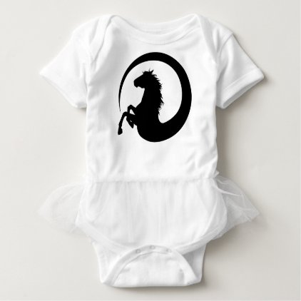 Horse Swirl Baby Bodysuit