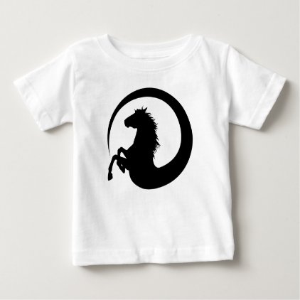 Horse Swirl Baby T-Shirt