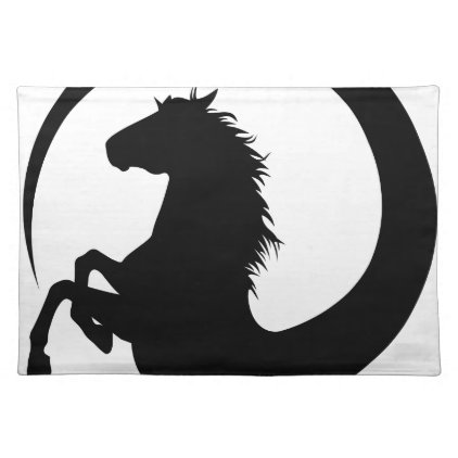 Horse Swirl Cloth Placemat
