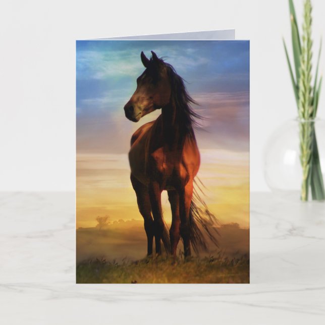 Horse Sympathy Card (Front)